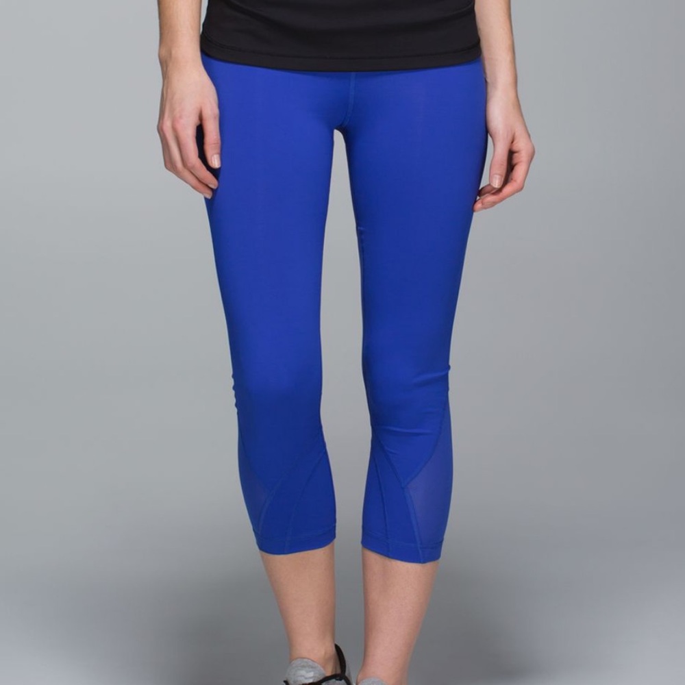 Lululemon Run Inspire Crop II - Royal Blue